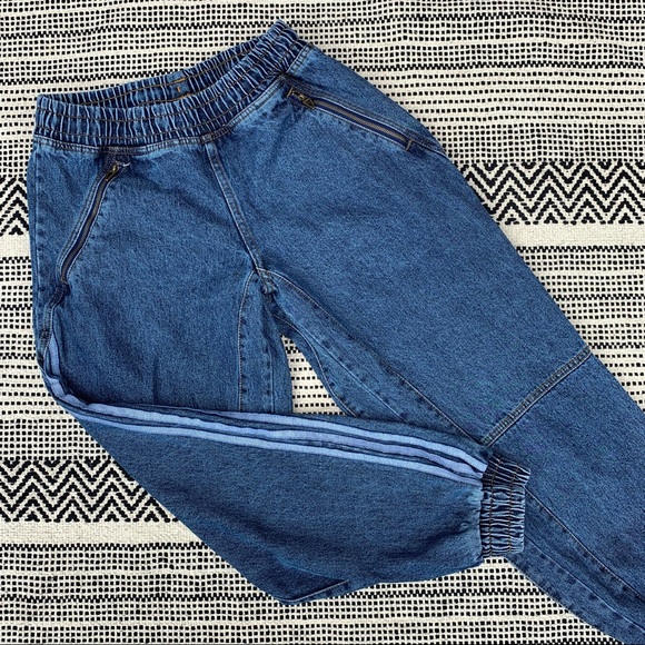 adidas Pants - adidas x Ivy Park Denim Joggers size M